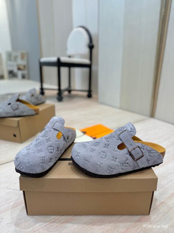 Louis Vuitton Louis Vuitton × BIRKENSTOCK Boston Soft Sole Mule Slippers - KFY00300