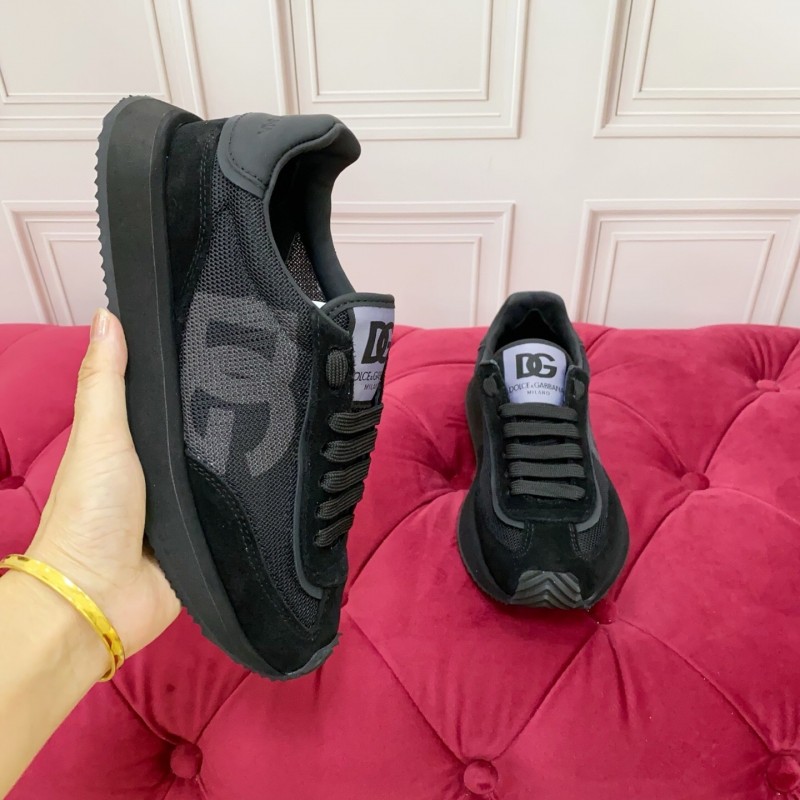 Dolce & Gabbana 2025/SS New Collection Luxury Embroidered Logo Sneakers - AS00300