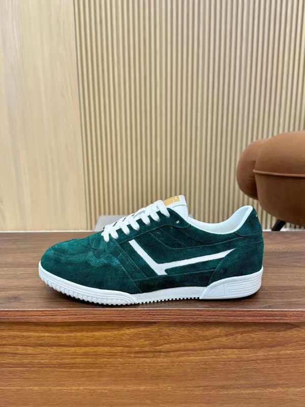 Tom Ford 2025 SS Casual Shoes with Classic Color Blocking and Imported Leather Insole - AS00350