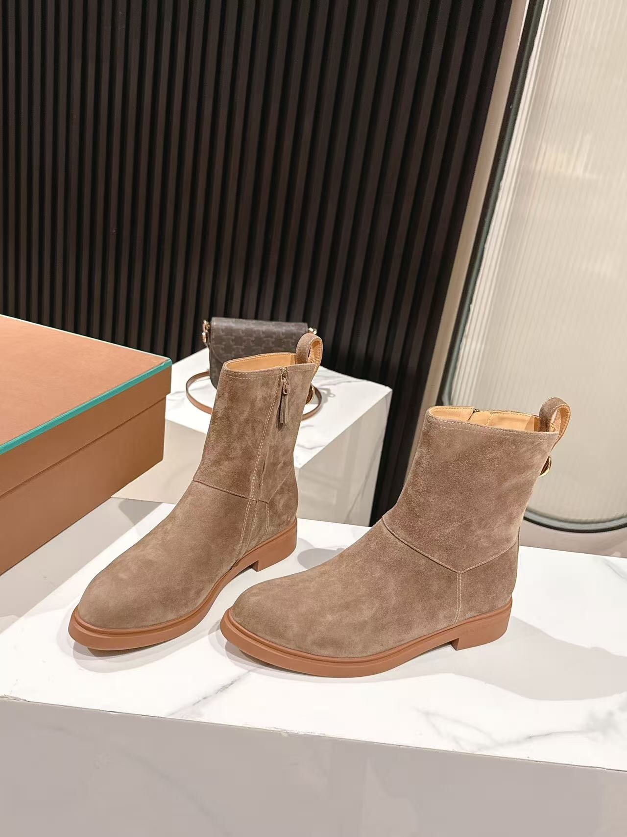 Loro Piana Fall/Winter 2025 Classic Old Money Style Ankle Boots - LY00370/LY00410
