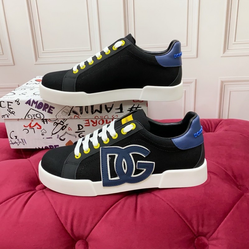 Dolce & Gabbana 2025 SS New Collection Luxury Embroidered Logo Sneakers - AS00300