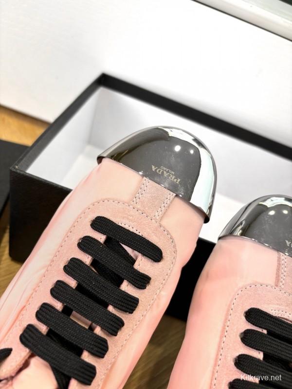 Prada 2025/SS Metal Toe Thin Sole Training Shoes Casual Shoes - LY00280