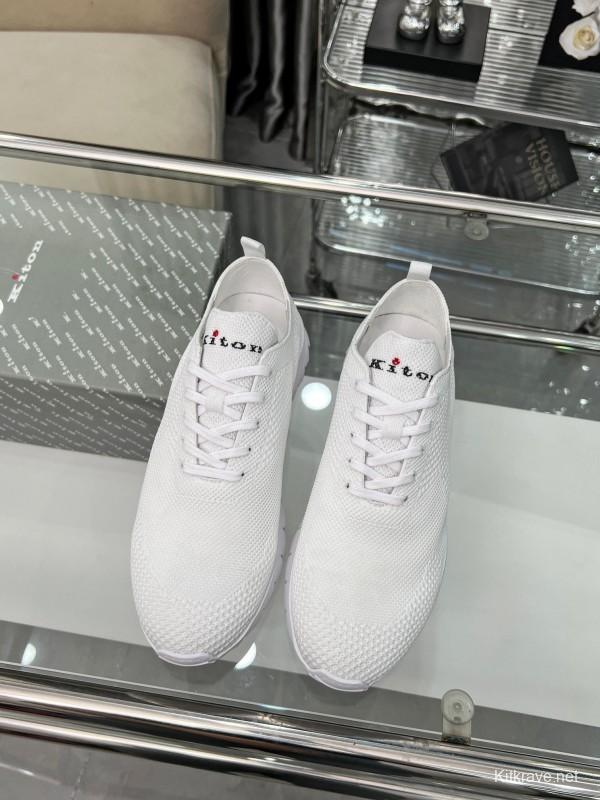 Kiton Four Seasons Classic Casual Knit Shoes - KFY00300