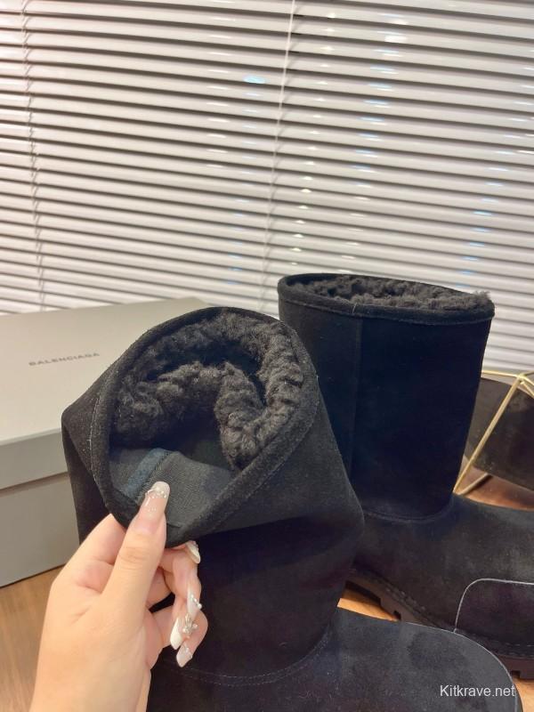 Balenciaga 2025 SS Oversized High Heel Snow Boots - AS00520