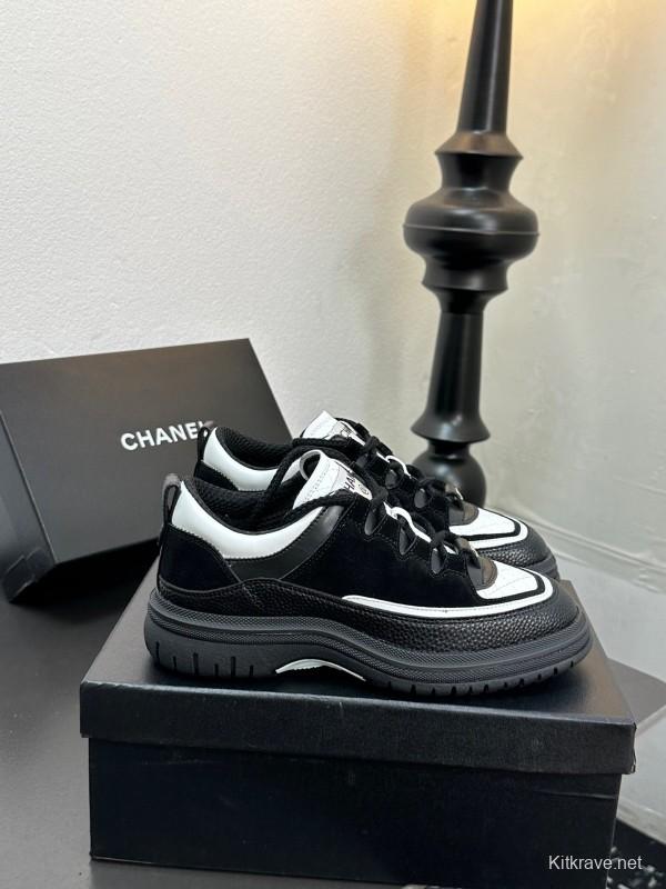 Chanel Spring/Summer 2025 Runway Thick Sole Sneakers - LY00320