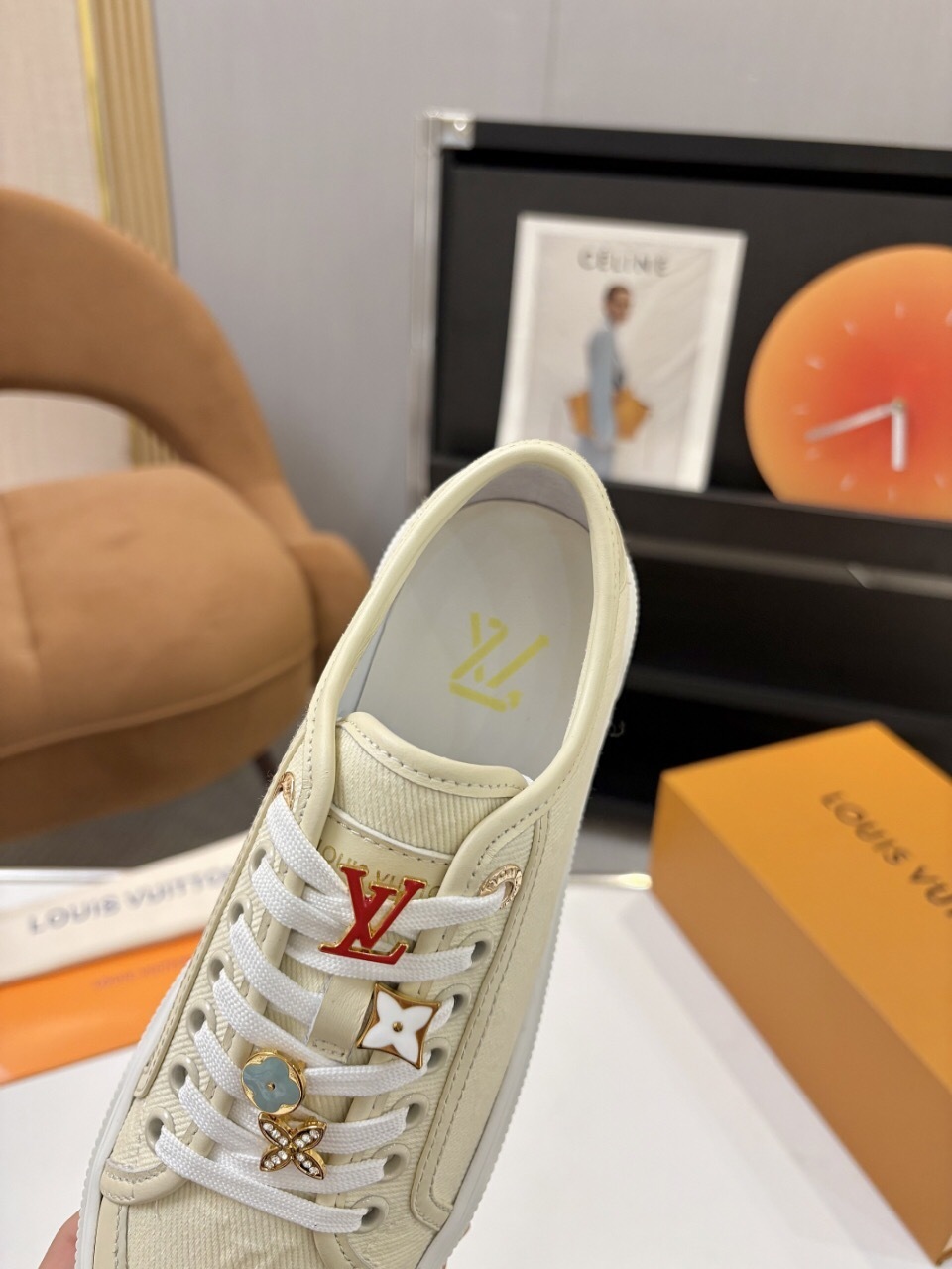 Louis Vuitton Lagoon Series Thick Sole Denim Monogram Skate Sneakers - AS00300