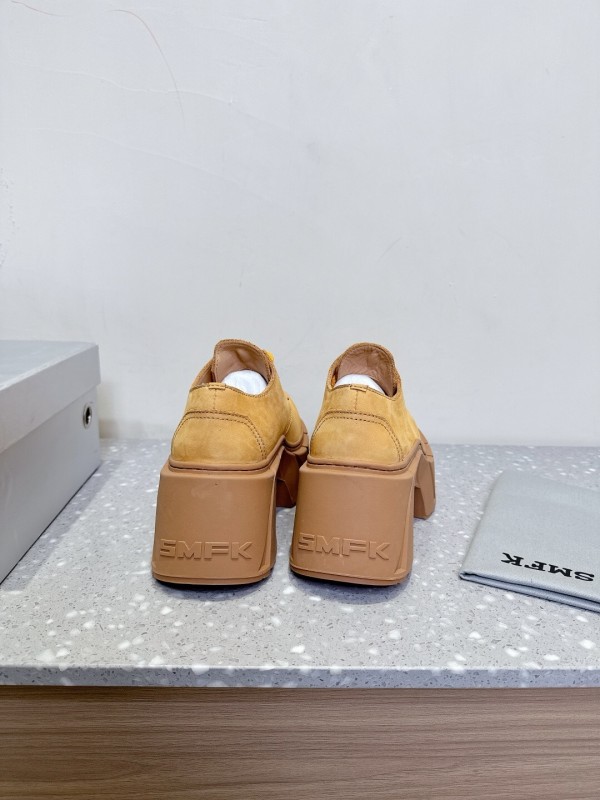Smfk 2025 SS Collection Platform Derby Shoes with Thick Sole - LY00260