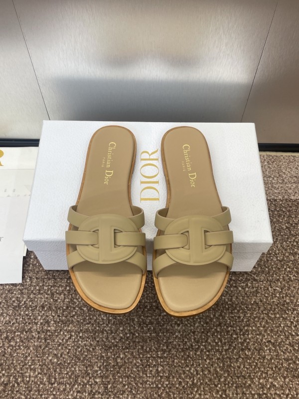 Dior D-Club Jelly Color Hollow Layered Cross Strap Women's Sandals - KFY00280