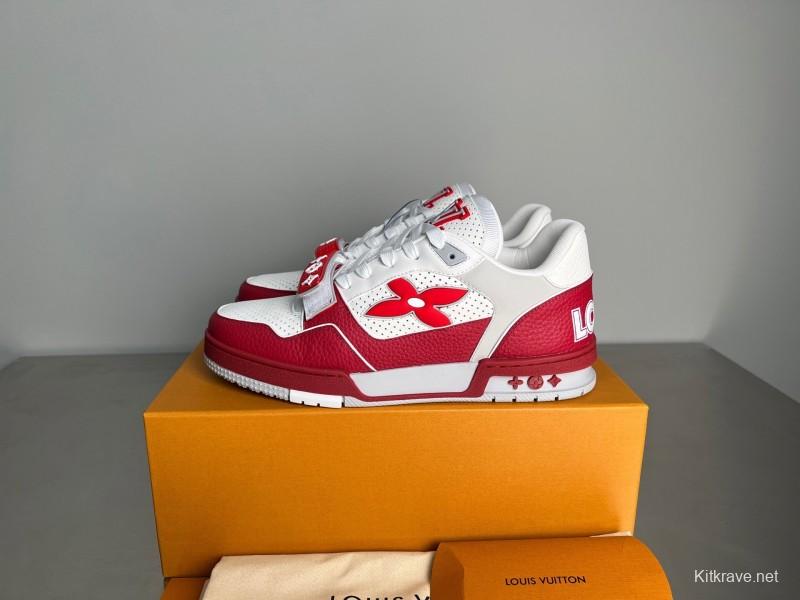 Lv 2025 Spring Summer Collection Premium Replica Signature Logo Sneakers - YC