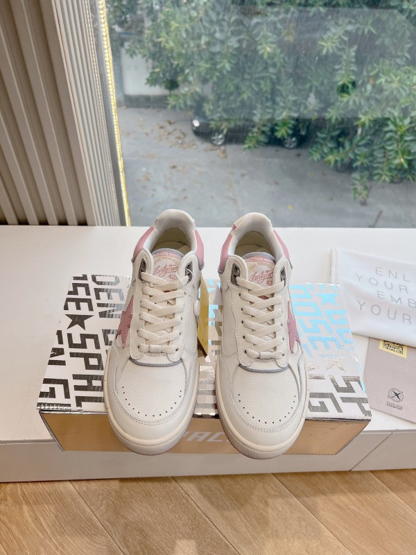 Golden Goose G411 Spring Summer Retro Running Shoes with Soft Sole - KFY00320