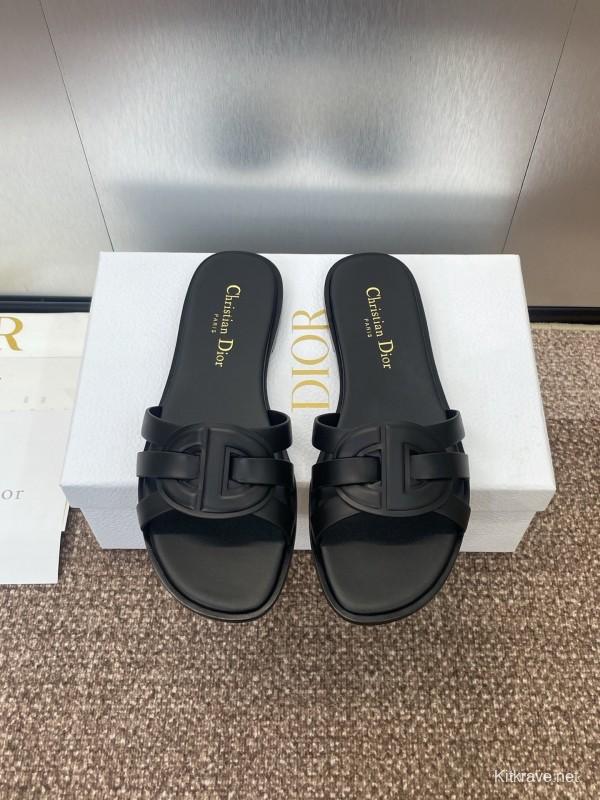 Dior D-Club Jelly Color Hollow Layered Cross-Strap Women Sandals - KFY00280