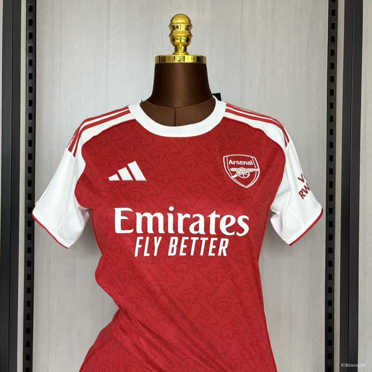 25/26 Women Arsenal Home Jersey