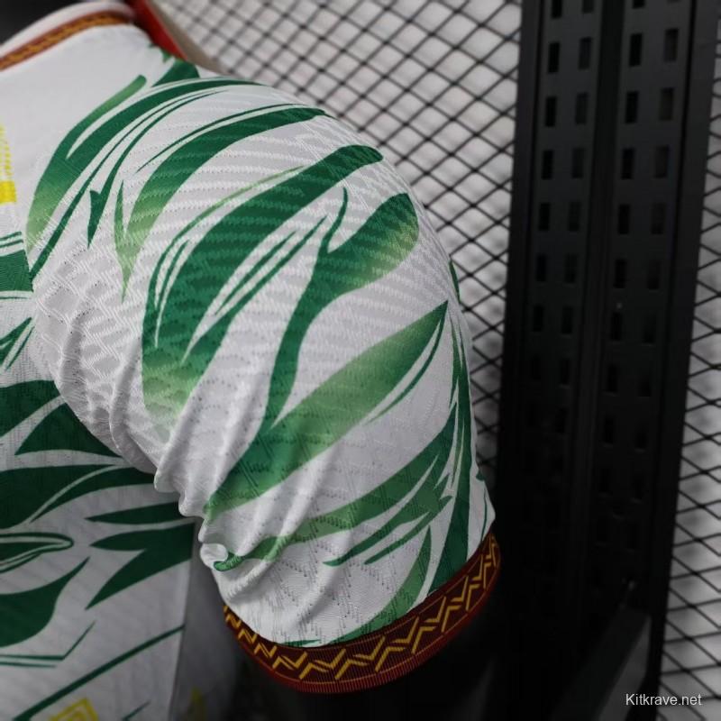 Player Version 2026 Mali Away White with Eagle Pattern Jersey