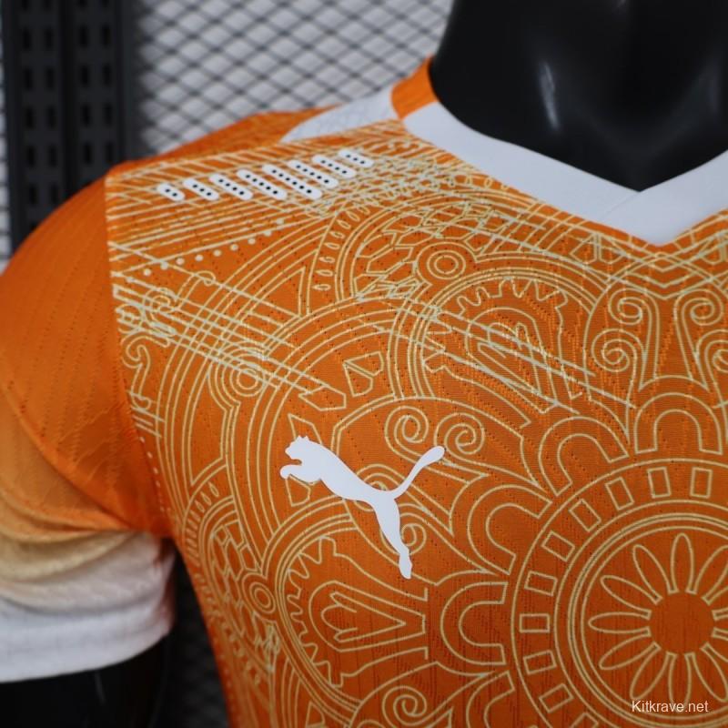 2026 Player Version Ivory Coast Special Edition Orange Jersey
