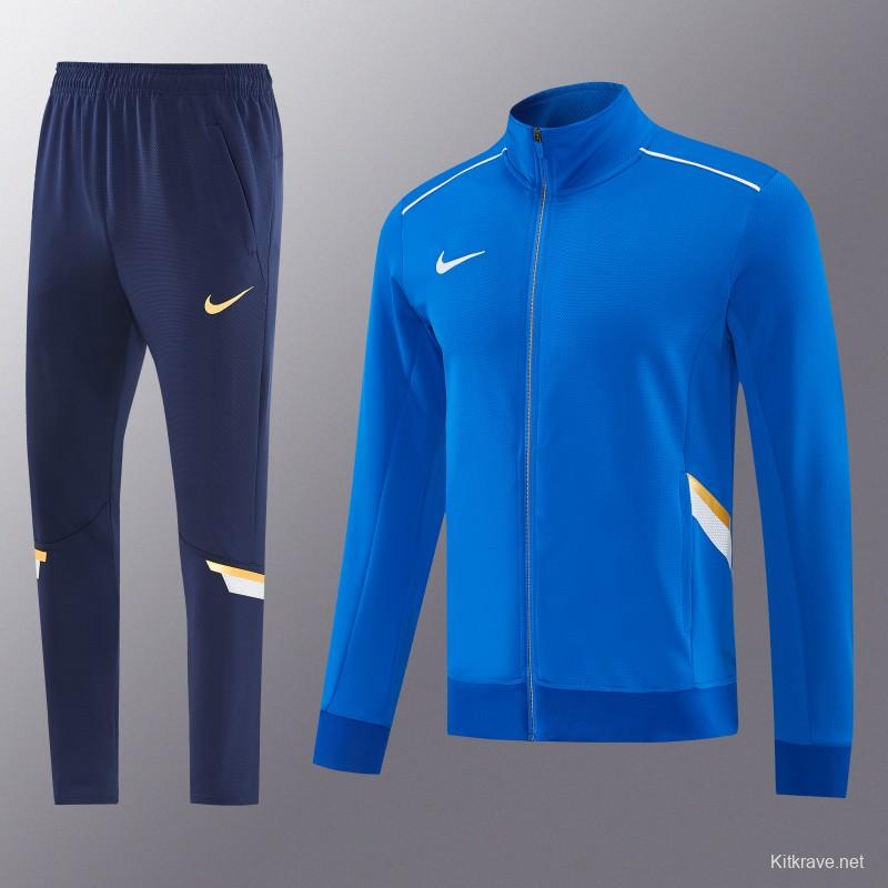 2026 NIKE Blue Full Zipper Jacket + Long Pants