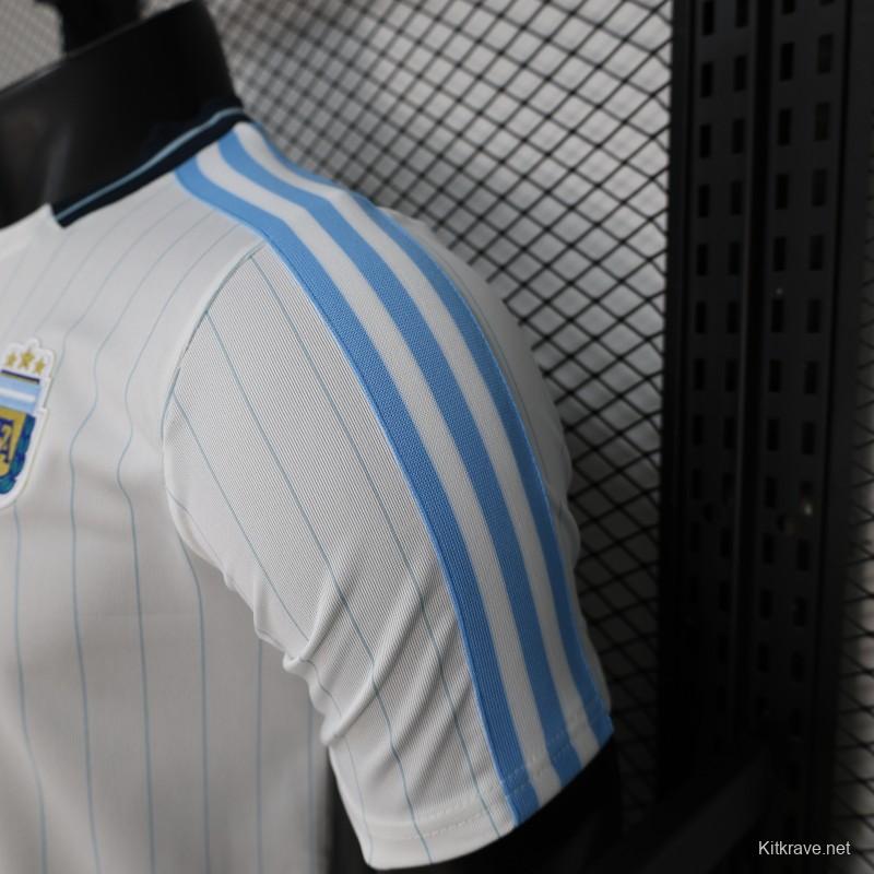 Player Version 2026 Argentina White Terrace Icons Jersey