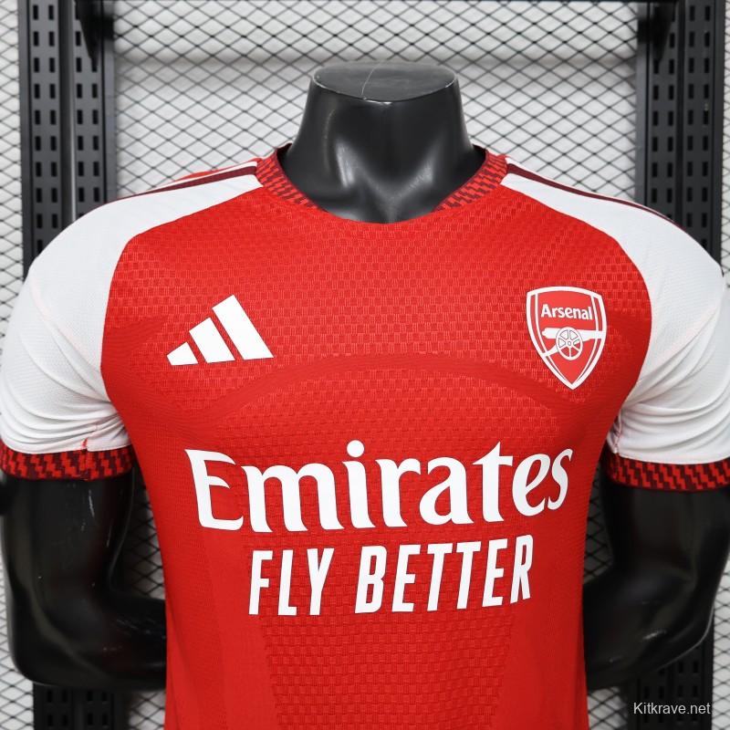 Player Version 26/27 Arsenal Red & White  Home Jersey