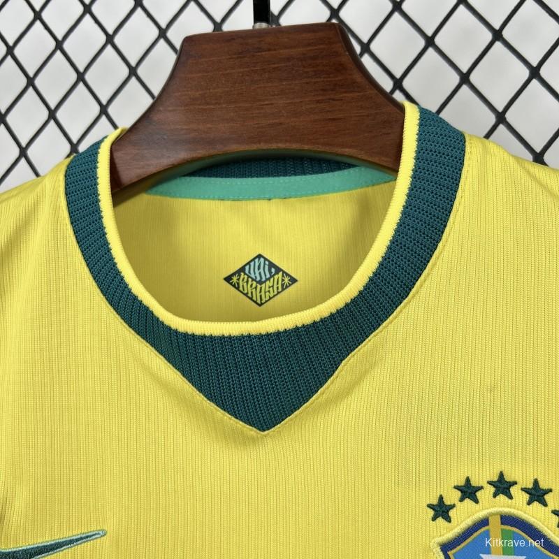 2026 Kids Brazil World Cup Home Kit