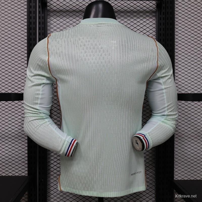 Player Version 26/27 France Mint Green Away Long Sleeve Jersey
