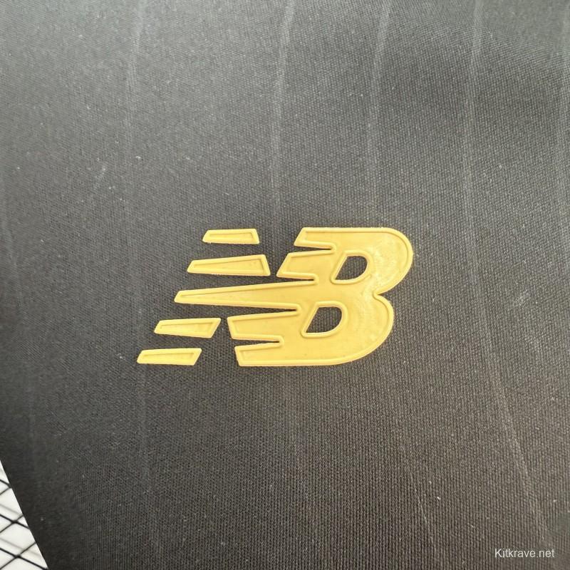 Player Version 26/27 Deportivo Toluca FC New Balance Away Black Gold Jersey