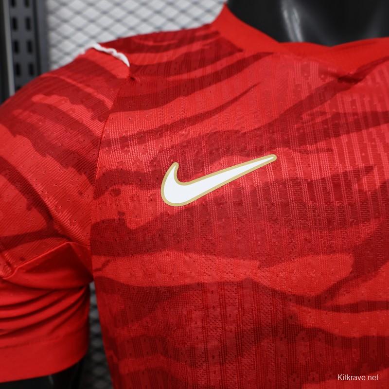 Player Version 2026 South Korea  Red  Home Jersey