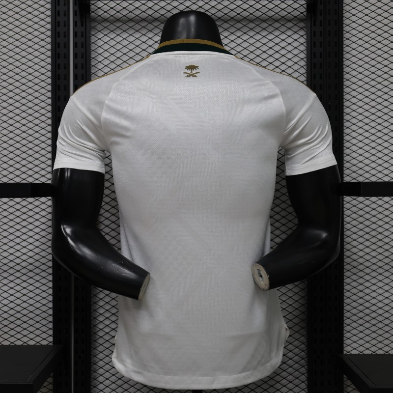 Player Version 26/27 Saudi Arabia  White & Gold Home Jersey