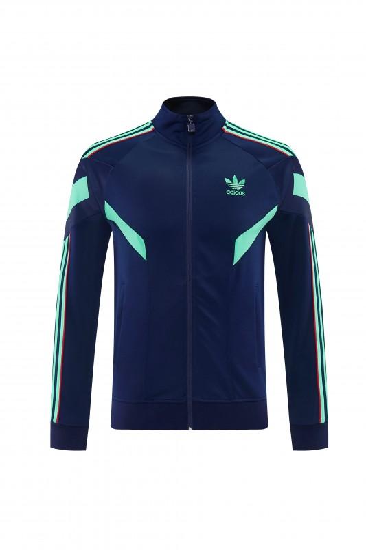 2026/27 Adidas Originals Navy Blue Full Zipper Jacket Tracksuit + Long Pants