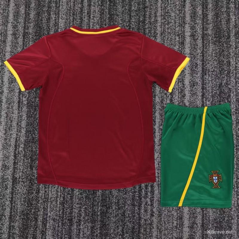 Retro Kids 2000 Portugal Home Jersey