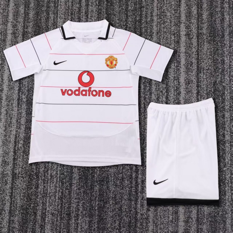 Retro Kids 03/05 Manchester United Away Jersey