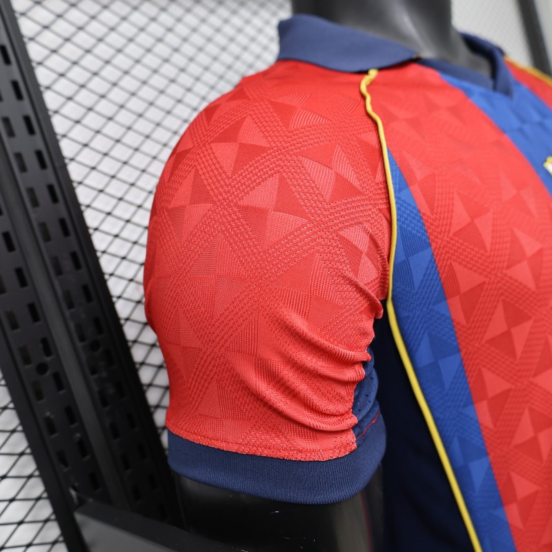 Player Version 26/27 FC Barcelona Home Red Blue  Stripe Jersey