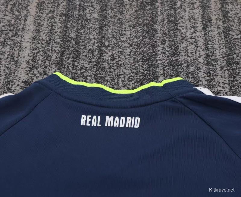 Retro Kids 10/11 Real Madrid Away Navy Jersey