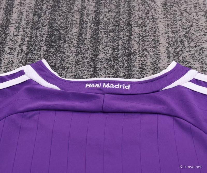 Retro Kids 06/07 Real Madrid Away Purple Jersey