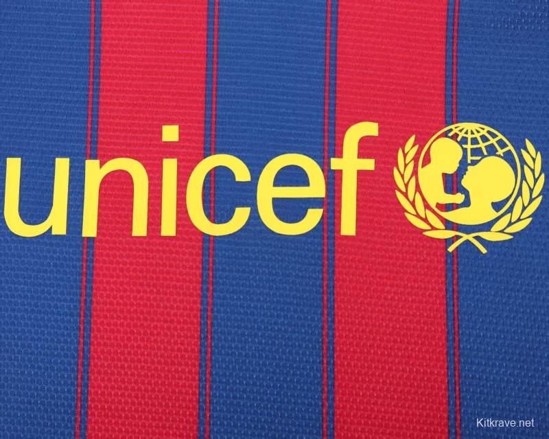 Retro Kids 09/10 FC Barcelona Home Jersey