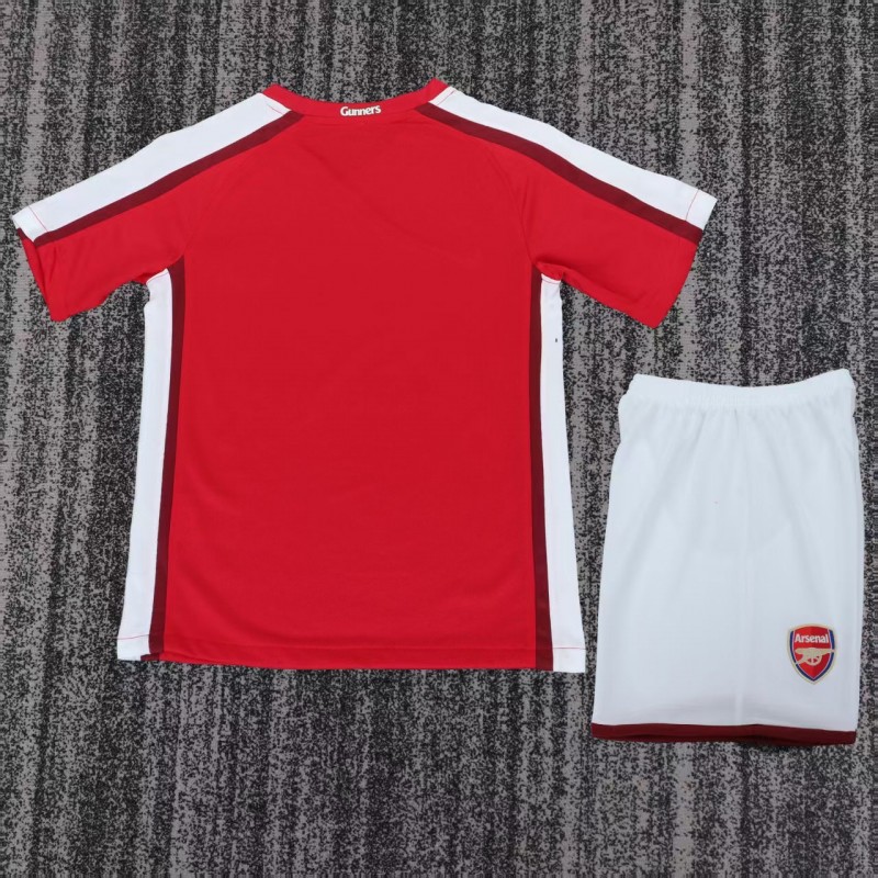Retro 08/10 Kids  Arsenal Red Home Jersey