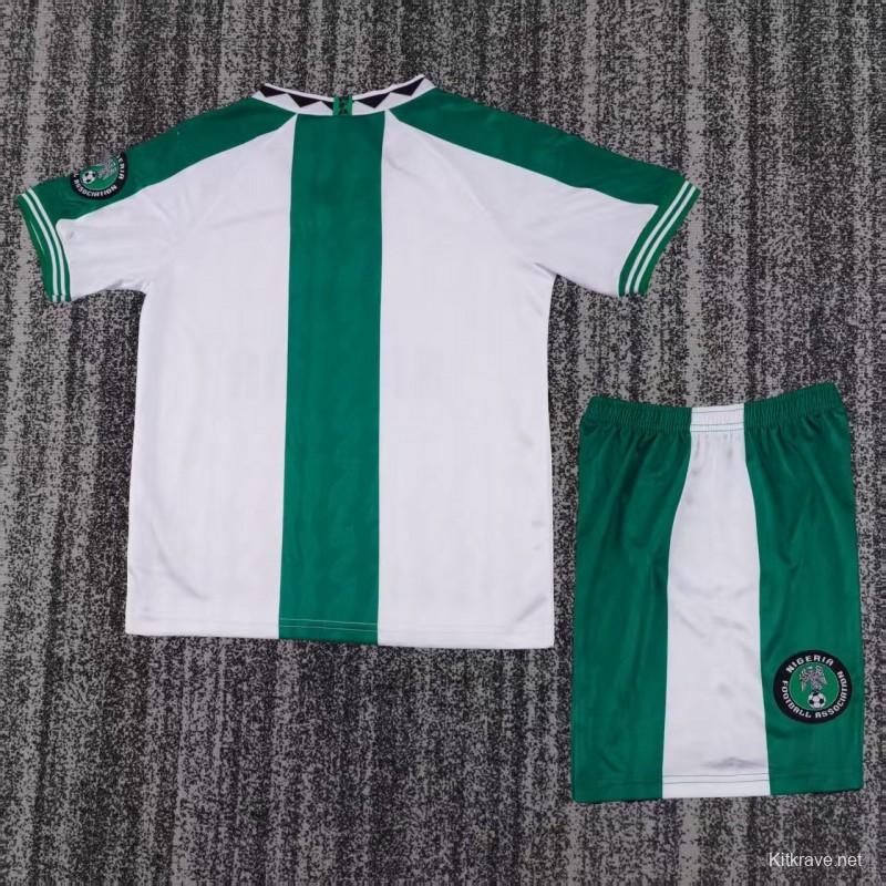 Retro Kids 1996  Nigeria Away White Jersey