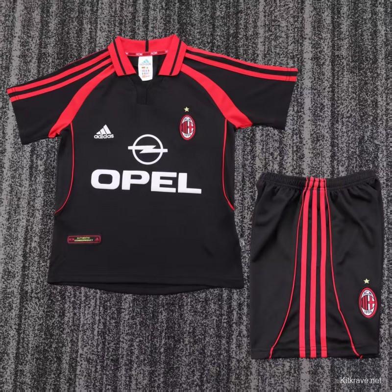 Retro Kids 00/01  AC Milan Third Jersey