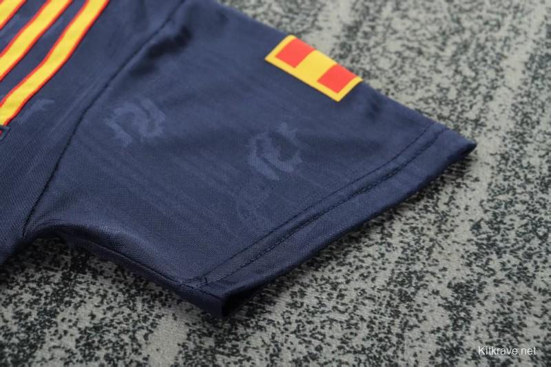 Retro Kids 1996 Spain Away Jersey