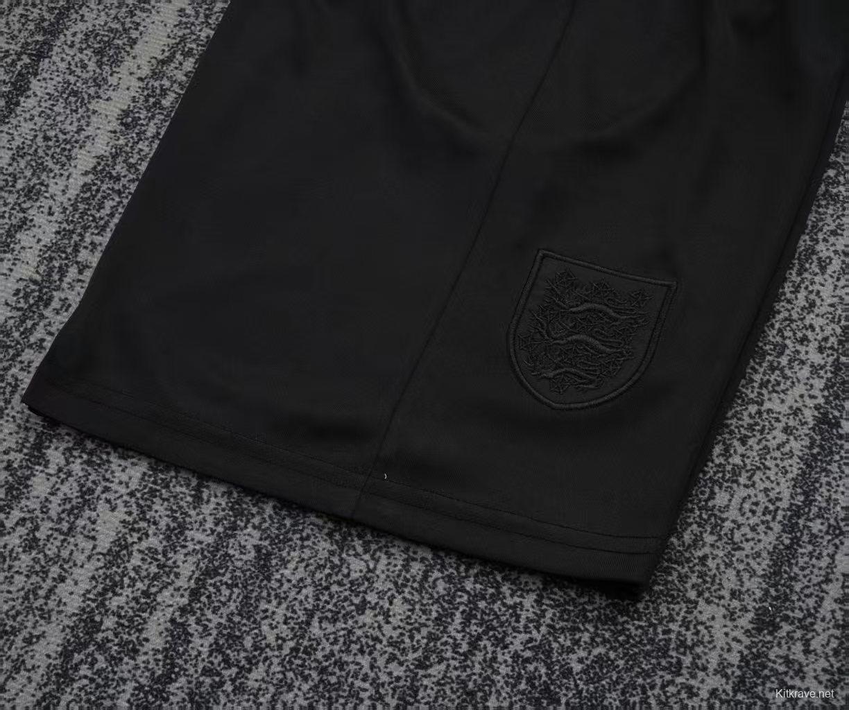 Retro Kids 1990  England Black Jersey