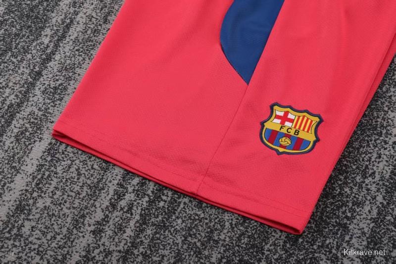 Retro Kids 10/11 Barcelona Red Blue Home Long Sleeve Jersey