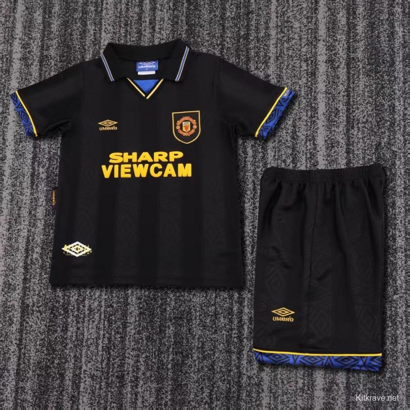 Retro Kids 93/94 Manchester United Away Jersey