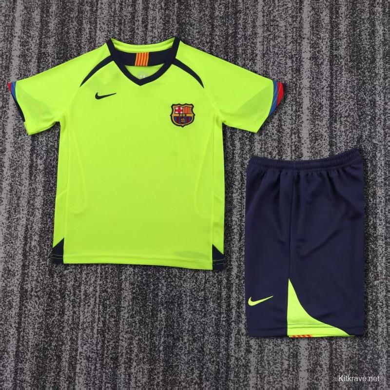 Retro Kids 05/06 Barcelona Away Jersey