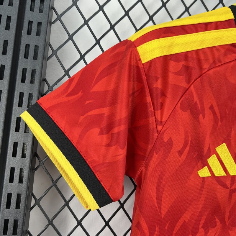 2026 Kids Belgium World Cup Home Kit