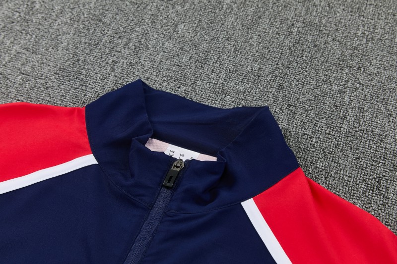 2026 England Navy Blue  Full Zipper Jacket Tracksuit + Long Pants