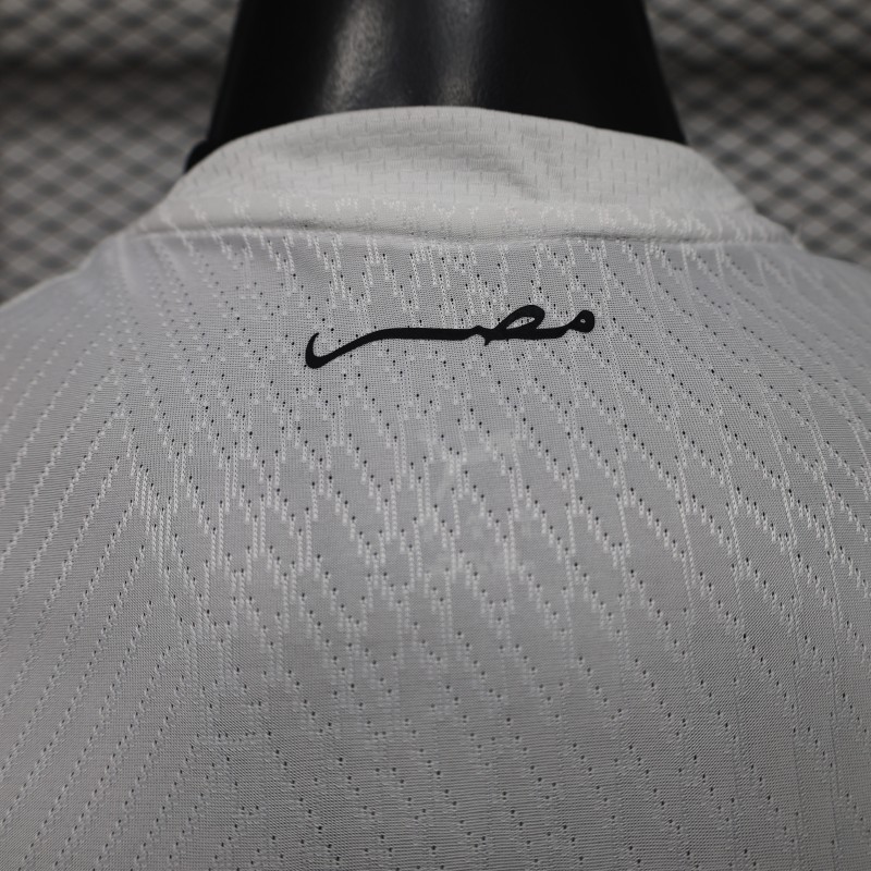 Player Version 2026 Egypt White with Grey  Away Jersey