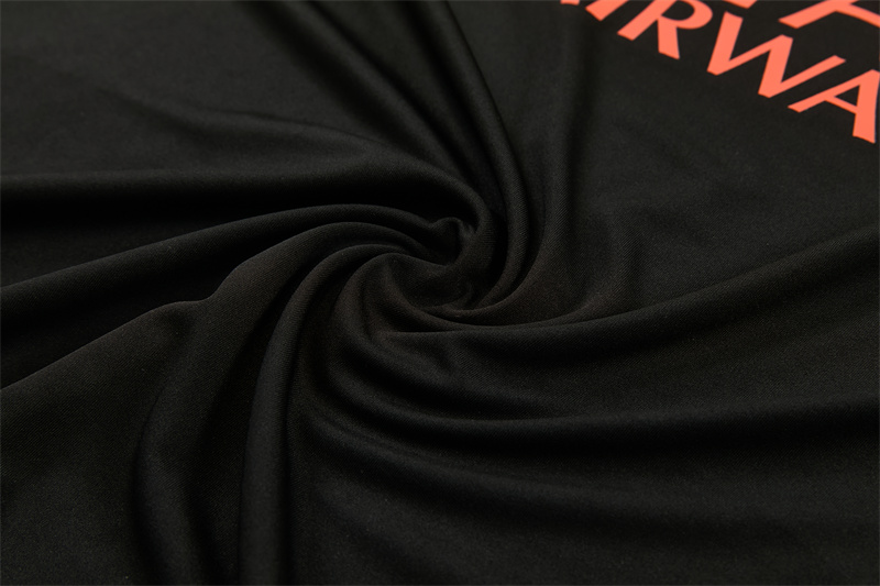 Player Version 26/27 Paris Black Half Zipper Jacket+Long Pants