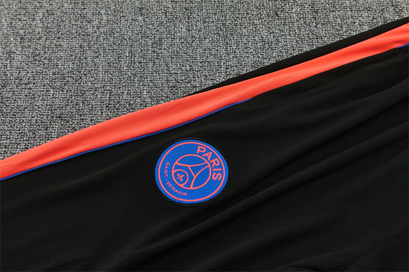 Player Version 26/27 Paris Black Half Zipper Jacket+Long Pants