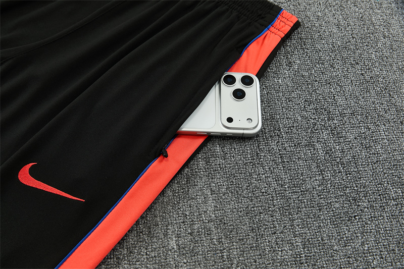 Player Version 26/27 Paris Black Half Zipper Jacket+Long Pants