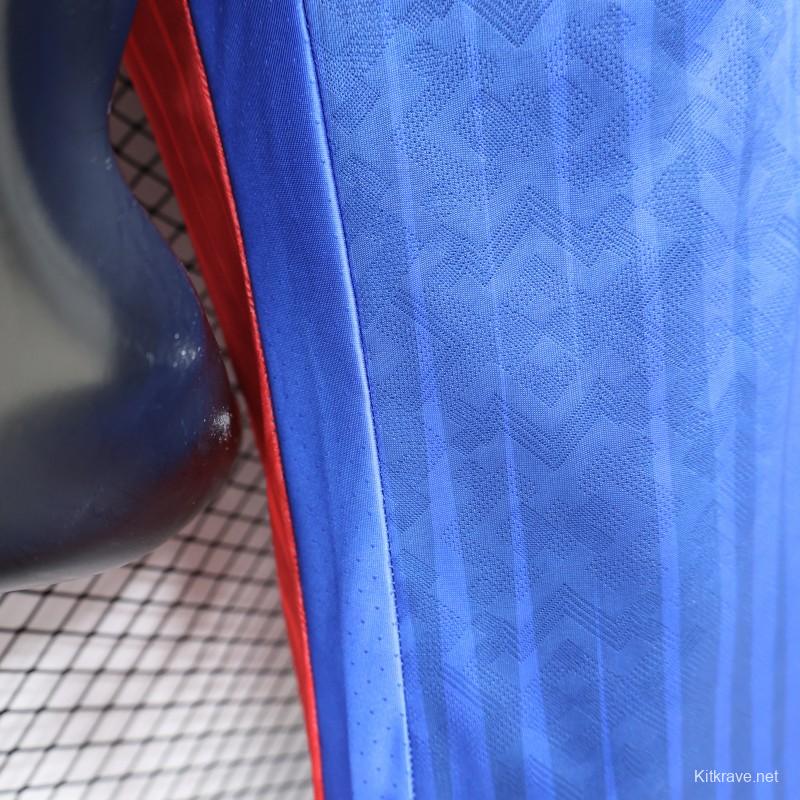 Player Version 26/27 FC Barcelona Royal Blue & Garnet Red Vertical Stripes  Special Edition Jersey