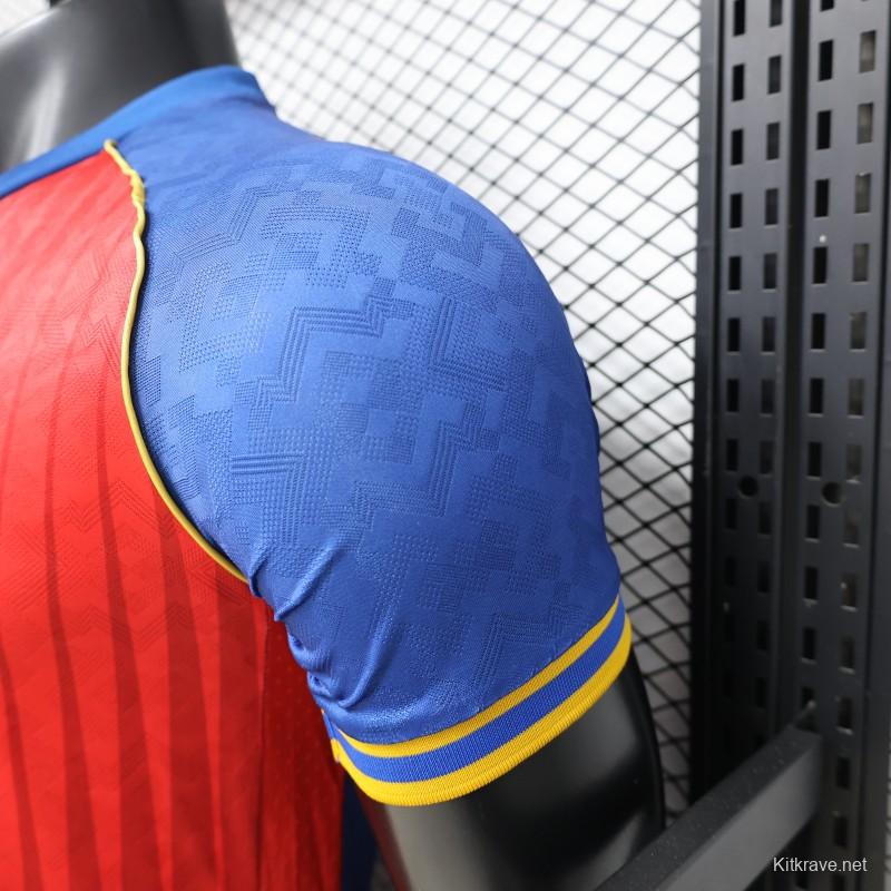 Player Version 26/27 FC Barcelona Royal Blue & Garnet Red Vertical Stripes  Special Edition Jersey