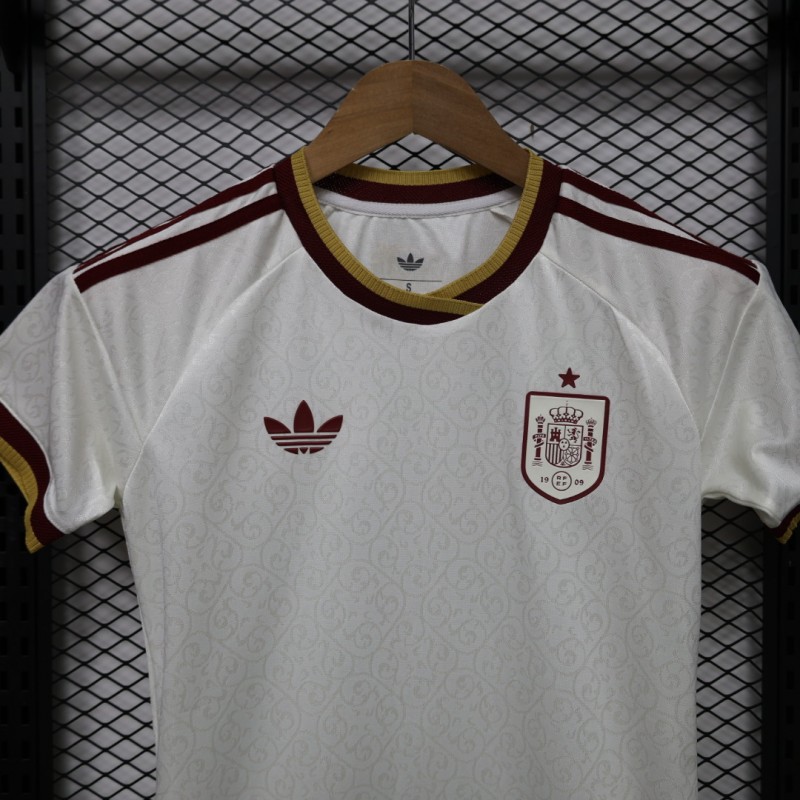 Player Version Womens  26/27  Spain White Away Jersey